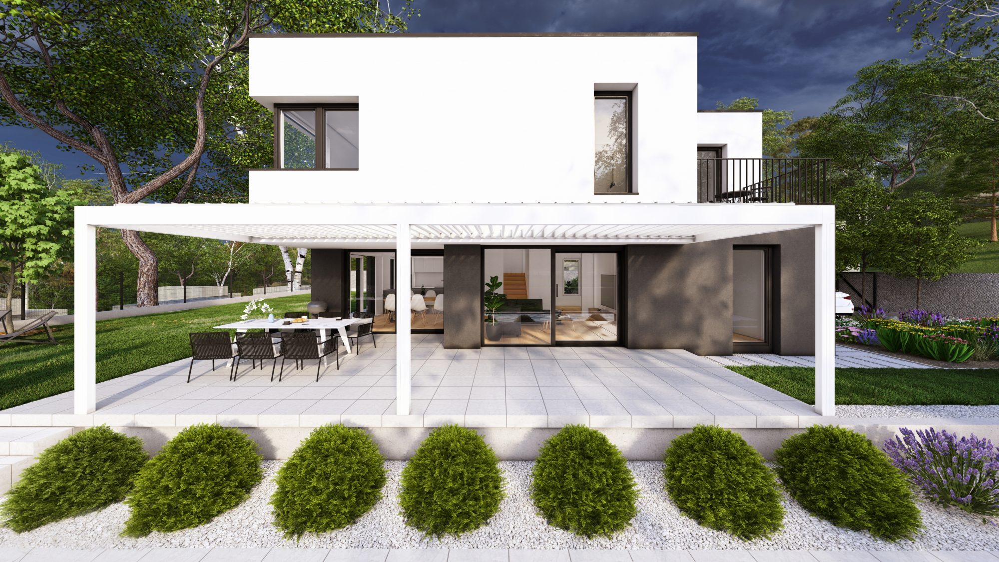 Pasivna hiša D z bazenom – Ljubljana – Arhem.si in PasivnaGradnja.si – dnevna_2 – Photo