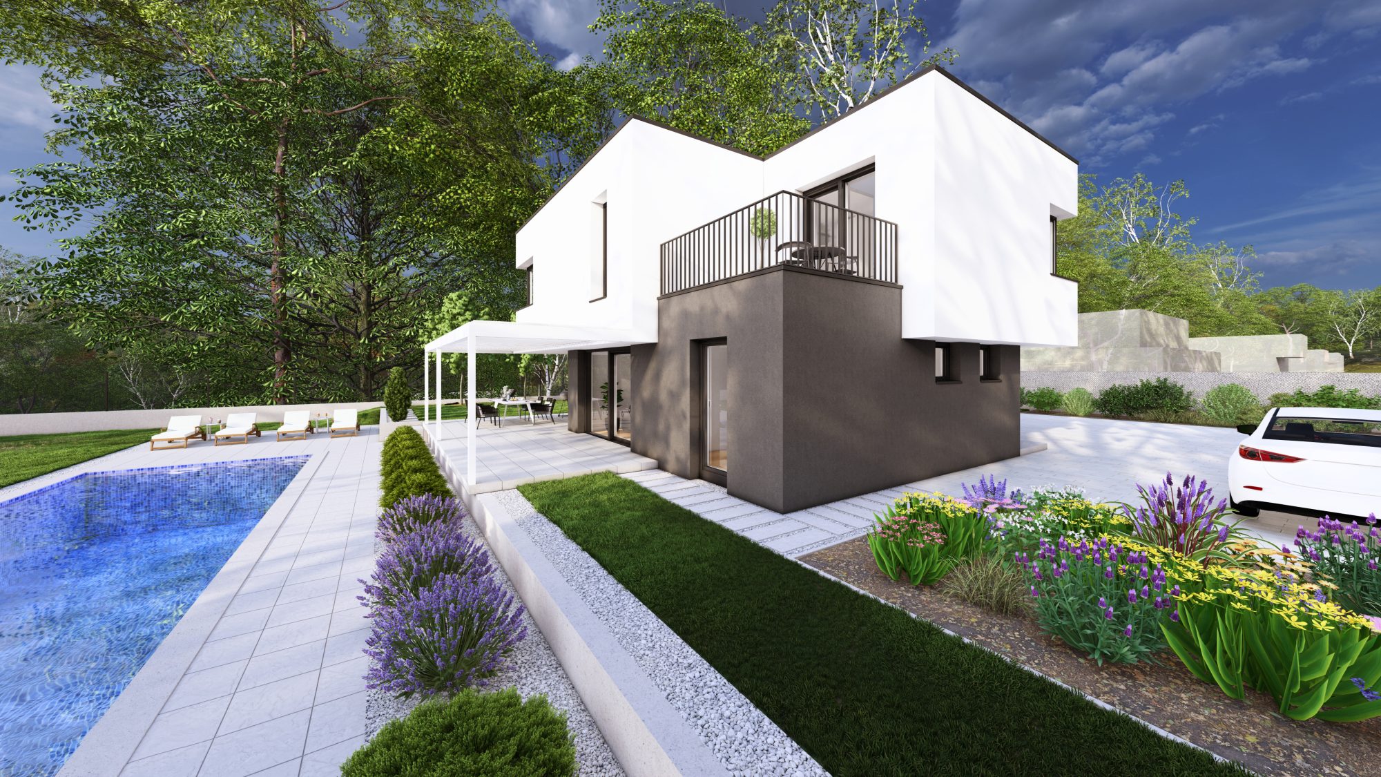 Pasivna hiša D z bazenom – Ljubljana – Arhem.si in PasivnaGradnja.si – dnevna_3 – Photo